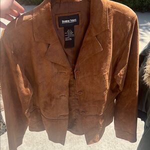 Brandon Thomas Classic Tan Suede Jacket